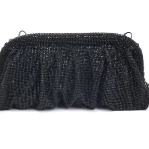 Black stone clutch
