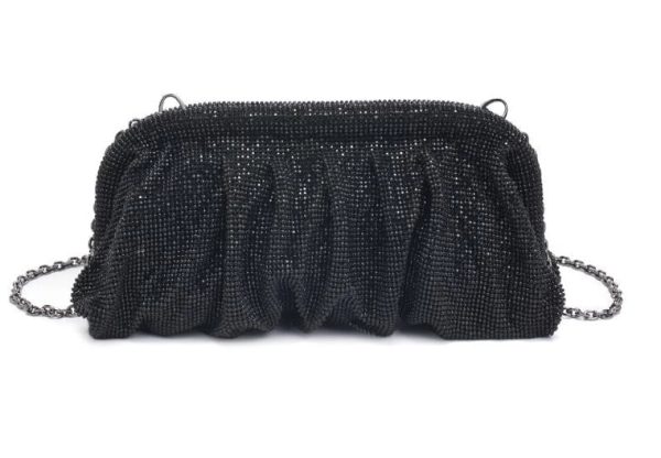 Black stone clutch