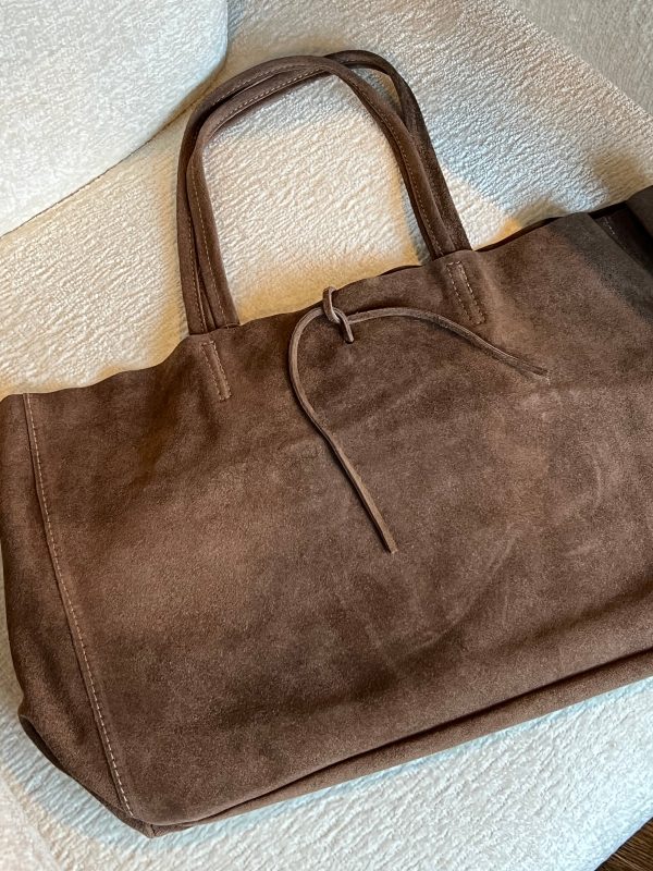Genuine suede tote - Image 2