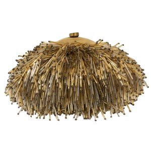 Gold Fringe - Beaded clutch