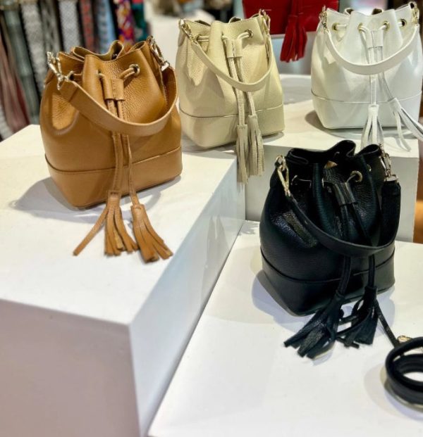 Leather bucket bag - Image 2
