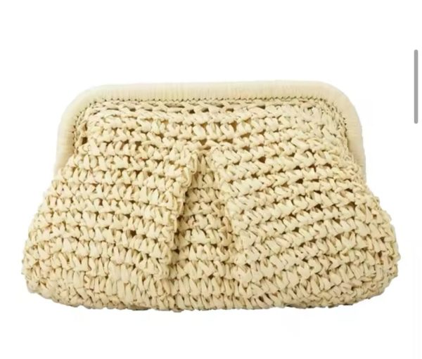 Straw clutch - Neutrals - Image 2
