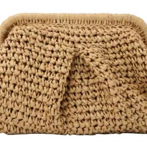 Straw clutch - Neutrals