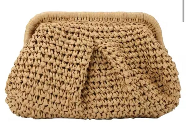 Straw clutch - Neutrals