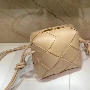 Mini woven leather camera